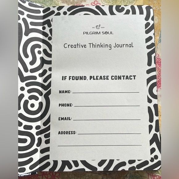 Pilgrim Soul Creative Thinking Journal & Mood Enhancing Coloring Book -NWT - Picture 5 of 16